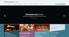 Desktop Screenshot of christchurchdurham.org